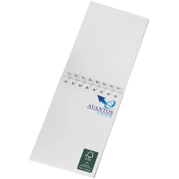 Desk-Mate® wire-o A7 notebook PP cover White