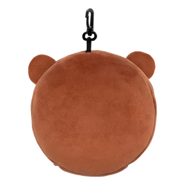 Ren Plišani medvjedić - putni jastuk/maska za oči brown