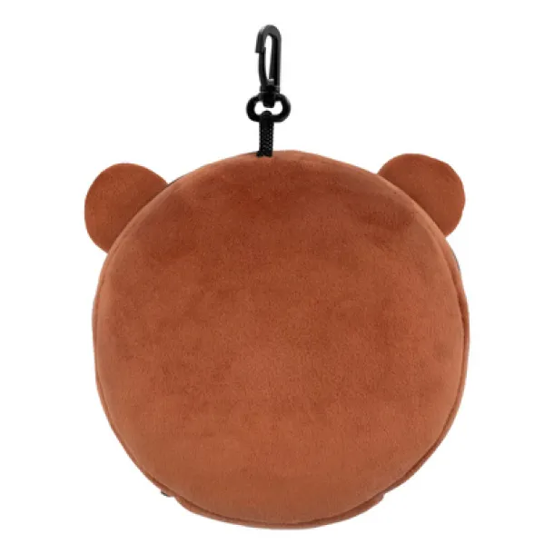Ren Plišani medvjedić - putni jastuk/maska za oči brown