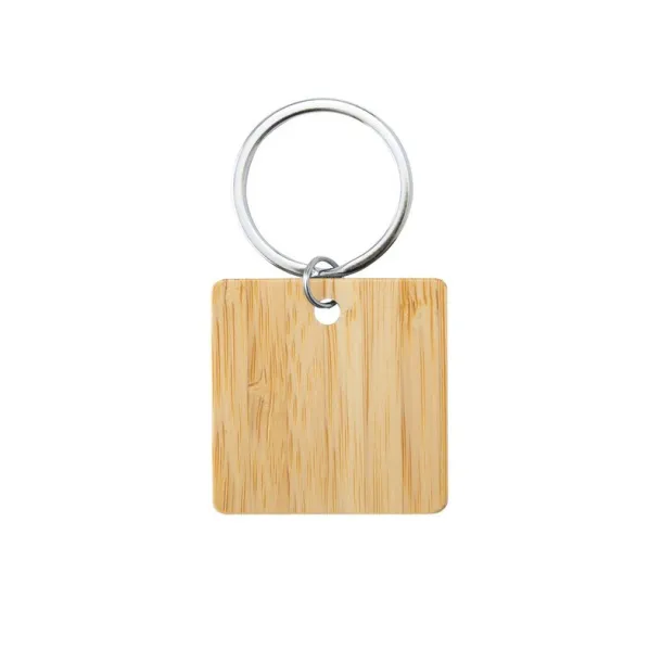  Bamboo keyring wood