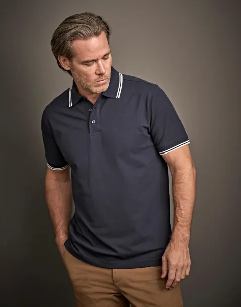  Luxury Stripe Stretch Polo - Tee Jays