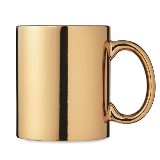 HOLLY Ceramic mug metallic 300 ml Gold