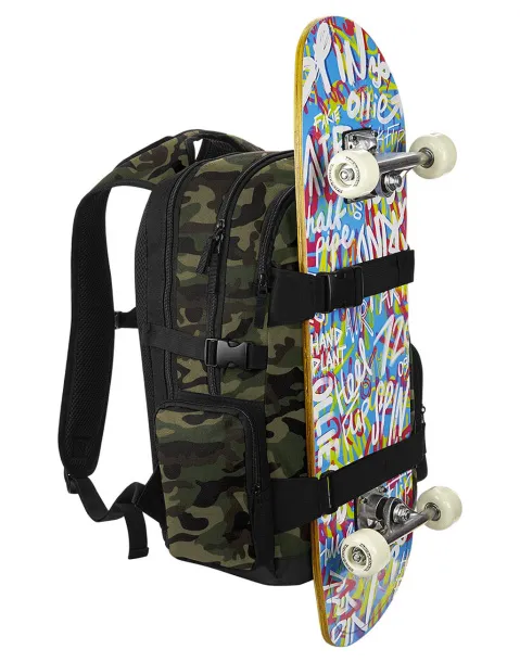 Old School ruksak za skateboard, 17" - Bagbase