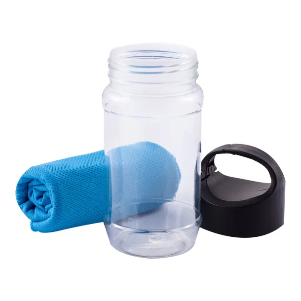 FEEL COOL sports bottle with refreshing towel Blue