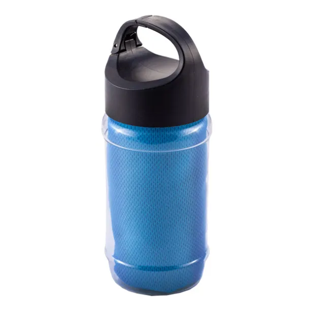 FEEL COOL sports bottle with refreshing towel Blue