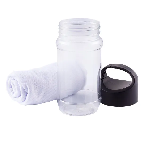 FEEL COOL sports bottle with refreshing towel White