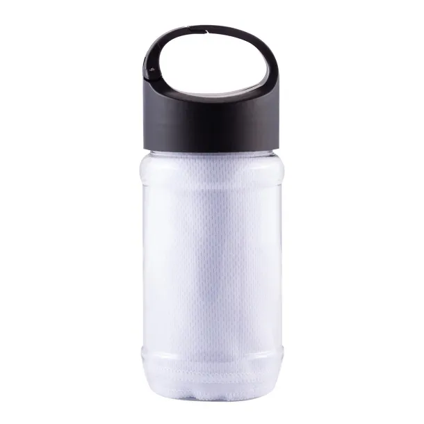 FEEL COOL sports bottle with refreshing towel White