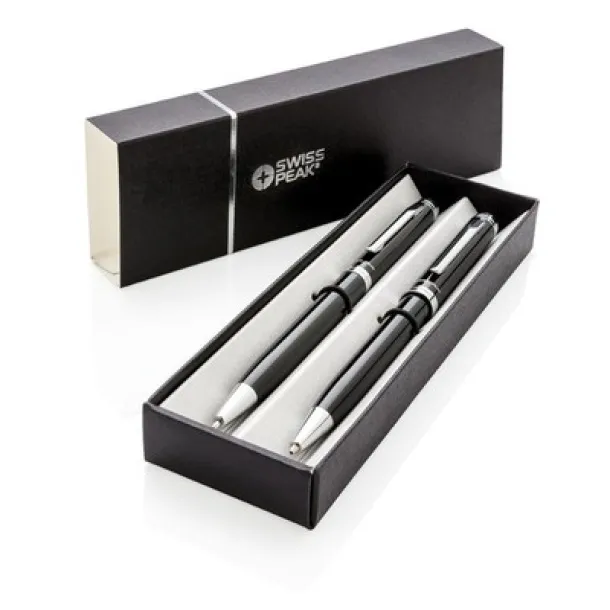  Swiss Peak writing set, ball pen and mechanical pencil black