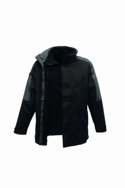  MEN'S DEFENDER III WATERPROOF 3-IN-1 JACKET - Regatta Black Seal Grey