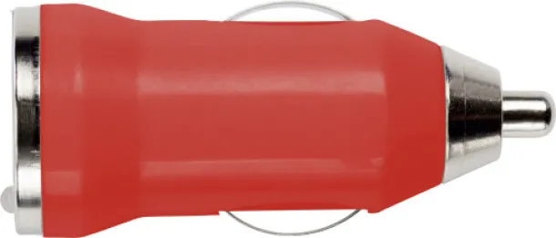  ABS car power adapter Emmie red