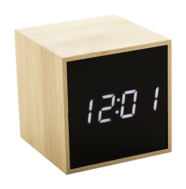 Boolarm bamboo alarm clock Natural