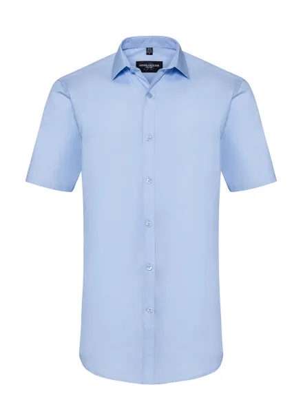  Men's Ultimate Stretch Shirt - Russell Collection Bright Sky