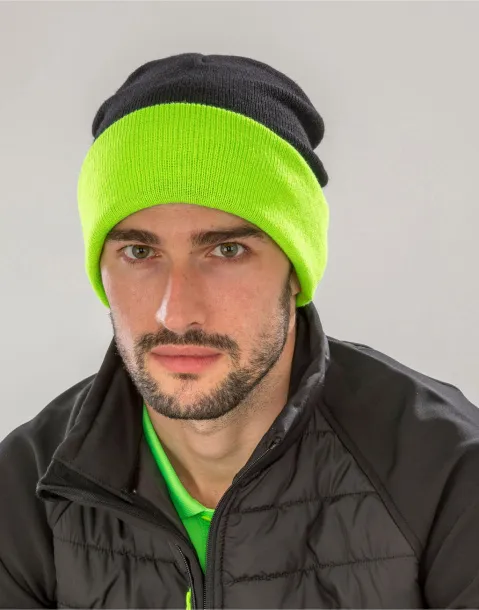  Recycled Black Compass Beanie - Result Recycled