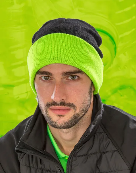  Recycled Black Compass Beanie - Result Recycled