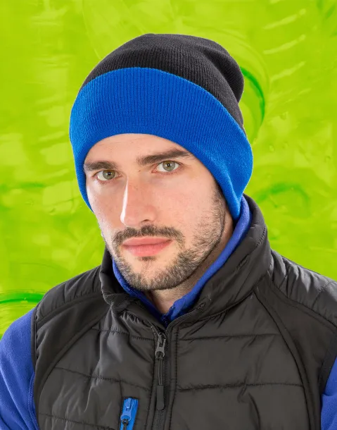  Recycled Black Compass Beanie - Result Recycled