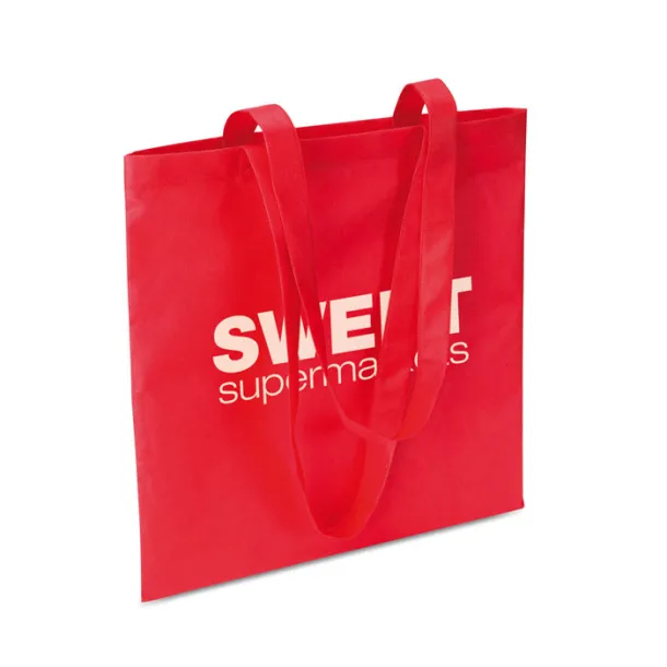 TOTECOLOR Shopping bag in nonwoven Red