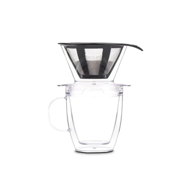 POUR OVER Filter za kavu i izotermna šalica Transparent