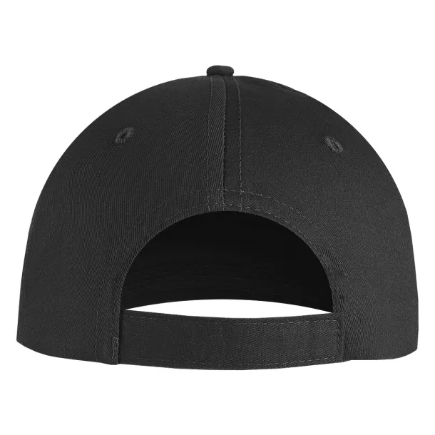 DEBBI ORGANIC Organic cotton cap - 5 panels Black