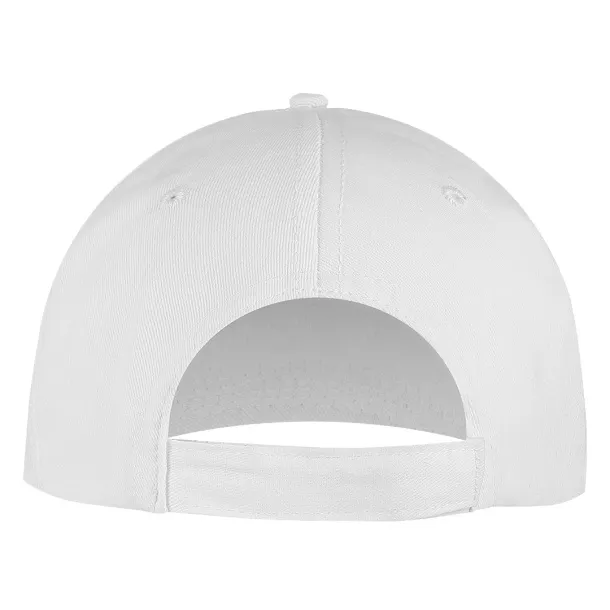 DEBBI ORGANIC Organic cotton cap - 5 panels White