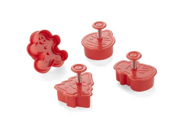 BISCOTTI Cookie cutters set - Bagbase Red