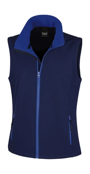  Women's Printable Softshell Bodywarmer - Result Core Navy Kraljevski plava