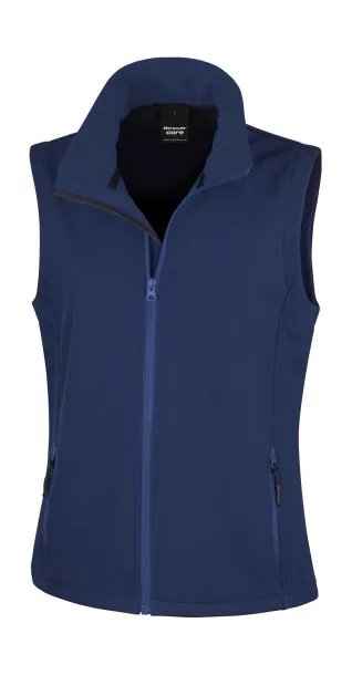  Women's Printable Softshell Bodywarmer - Result Core Navy Navy