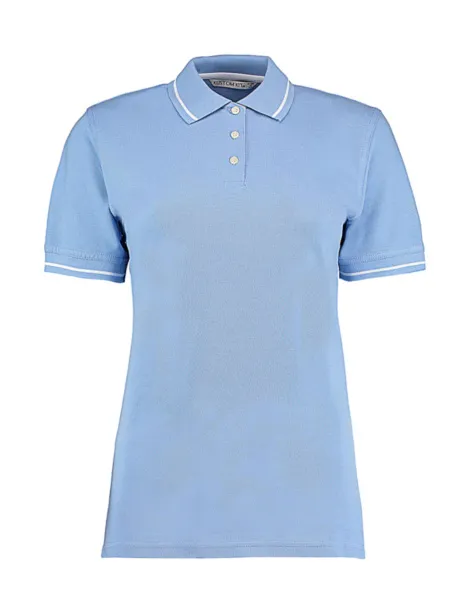  Women's St. Mellion Polo - Kustom Kit Svijelo plava Bijela