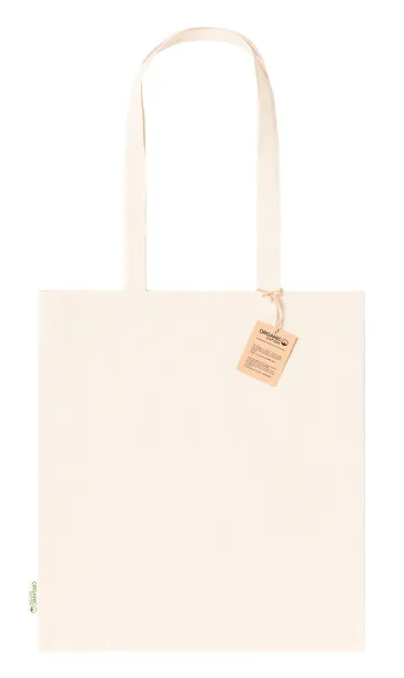 Fizzy cotton shopping bag, 180 g/m² Natural