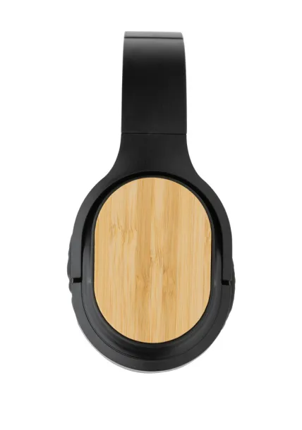  RCS and FSC® bamboo Elite Foldable wireless headphone - XD Collection Black 