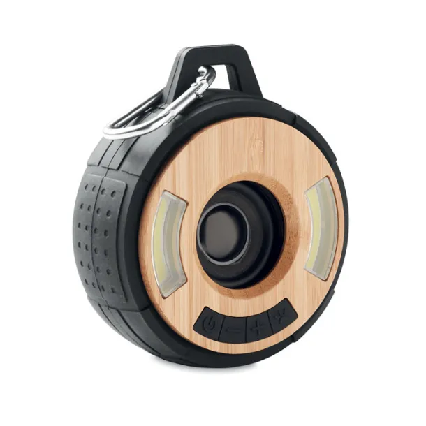 LUCCO 5.0 wireless bamboo speaker Black