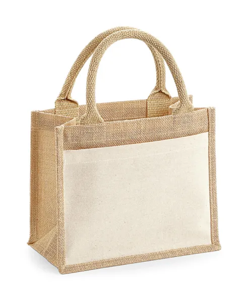  Cotton Pocket Jute Gift Bag - Westford Mill Prirodna