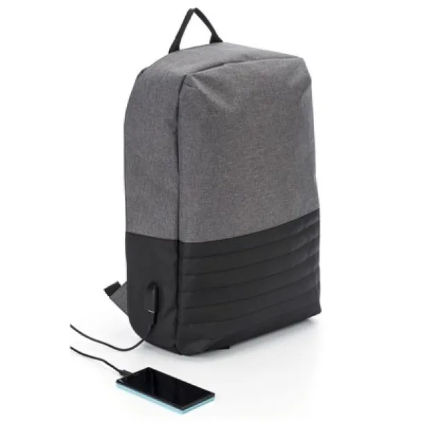  Anti-theft backpack, 15" laptop compartment Crna