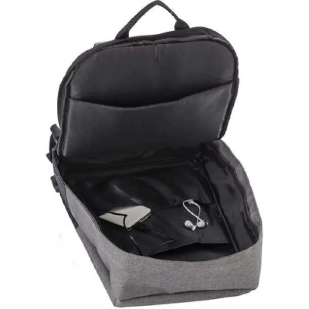  Anti-theft backpack, 15" laptop compartment Crna