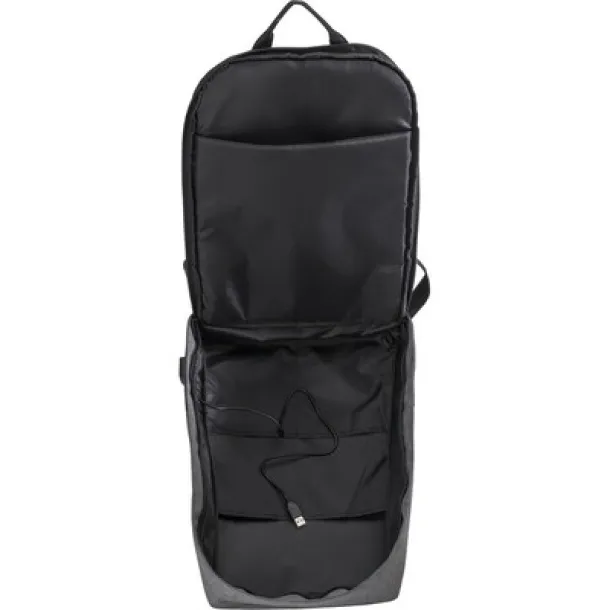  Anti-theft backpack, 15" laptop compartment black