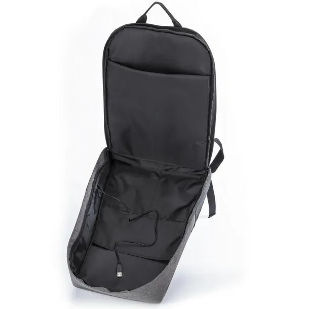  Anti-theft backpack, 15" laptop compartment Crna