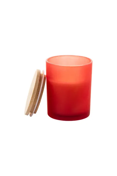 Daizu candle, vanilla Red