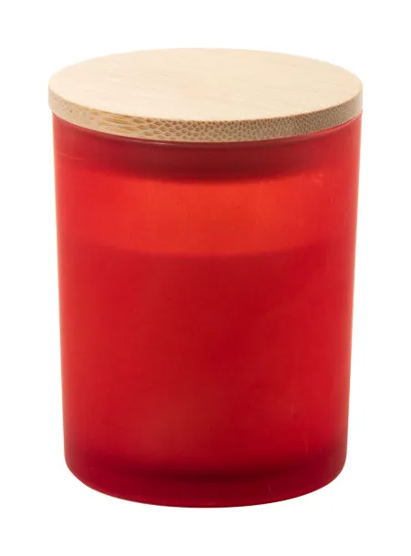 Daizu candle, vanilla Red