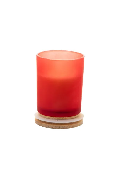 Daizu candle, vanilla Red