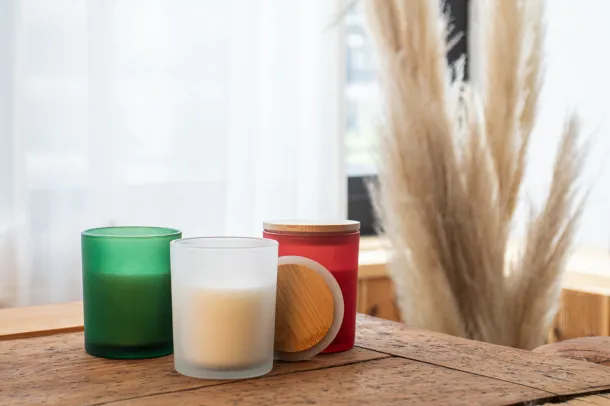 Daizu candle, vanilla Green