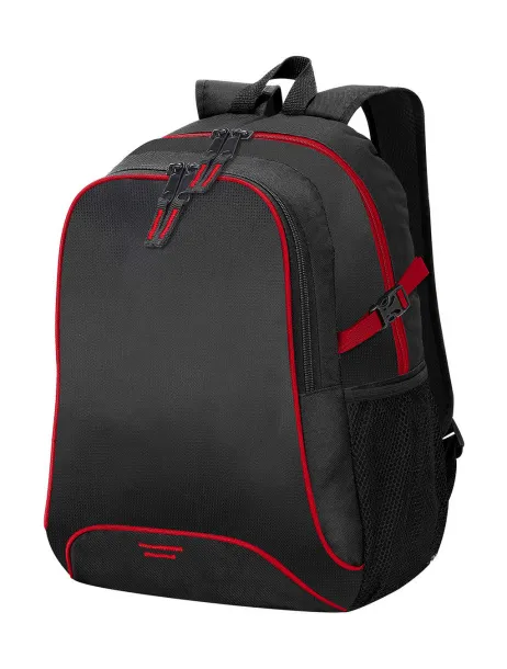  Osaka Basic Backpack - Shugon Black Crvena