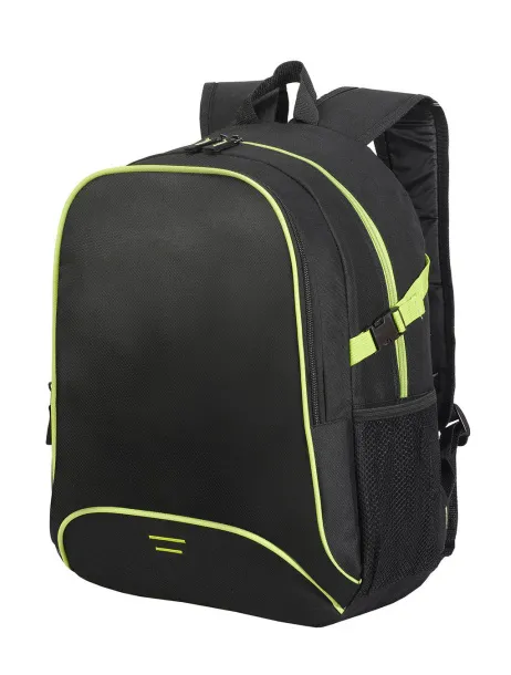  Osaka Basic Backpack - Shugon Black Lime Green