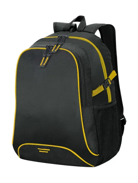  Osaka Basic Backpack - Shugon Black Žuta