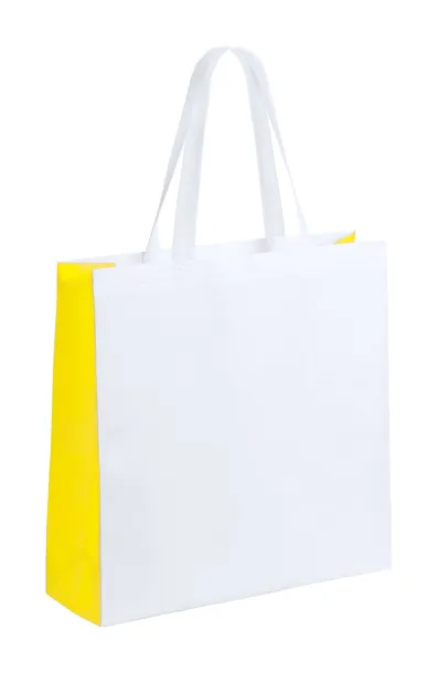 Decal shopping bag White Yellow