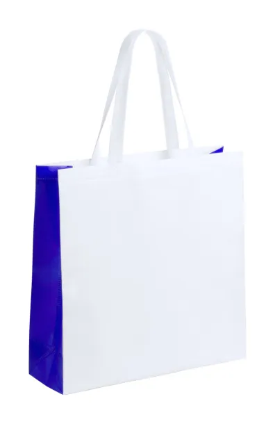 Decal shopping bag White Blue