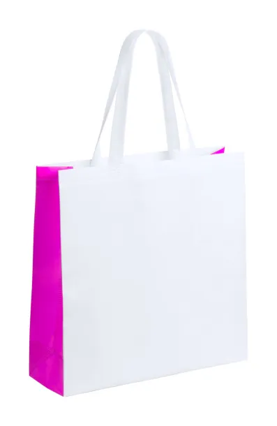 Decal shopping bag White Pink