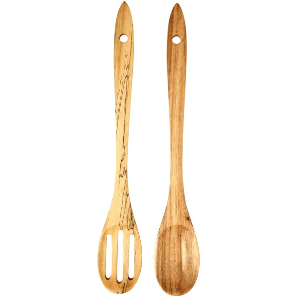 Jamie Oliver Terracotta pasta holder with spoons - Jamie Oliver Orange Wood