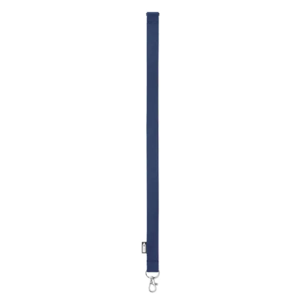 LANY RPET Lanyard in RPET 20 mm Blue