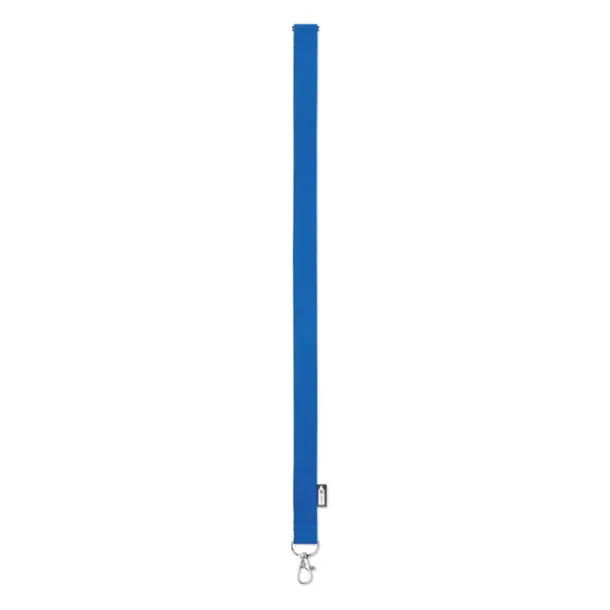 LANY RPET Lanyard in RPET 20 mm Royal blue