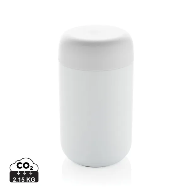  Brew RCS certified recycled stainless steel vacuum tumbler - XD Xclusive White 