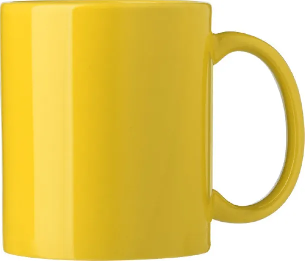  Keramička šalica Kenna, 300 ml Žuta